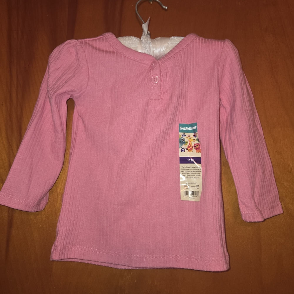 Garanimals Pink Long Sleeve Tee for Kids